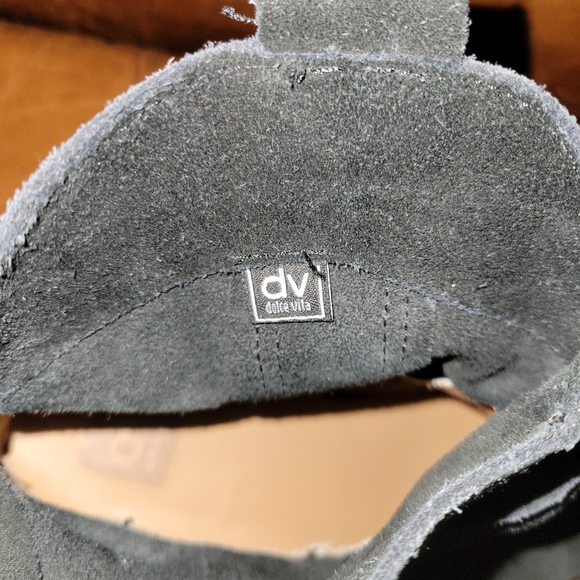 Dolce Vita Black Suede Cowboy Booties, sz 12. - Picture 6 of 7